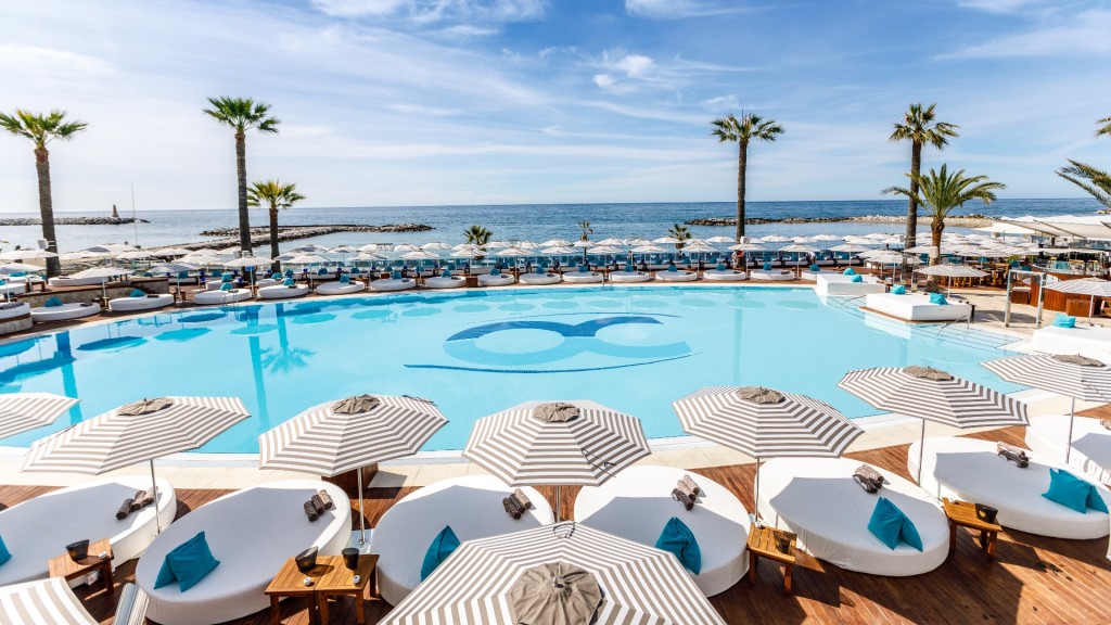 The pool at Ocean Club Marbella
