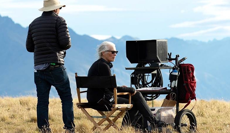 Jane Campion directs on location for Power of the Dog