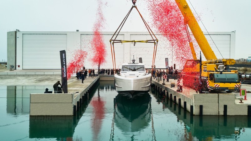 New Wilder 60 yacht launched in a shower of confetti